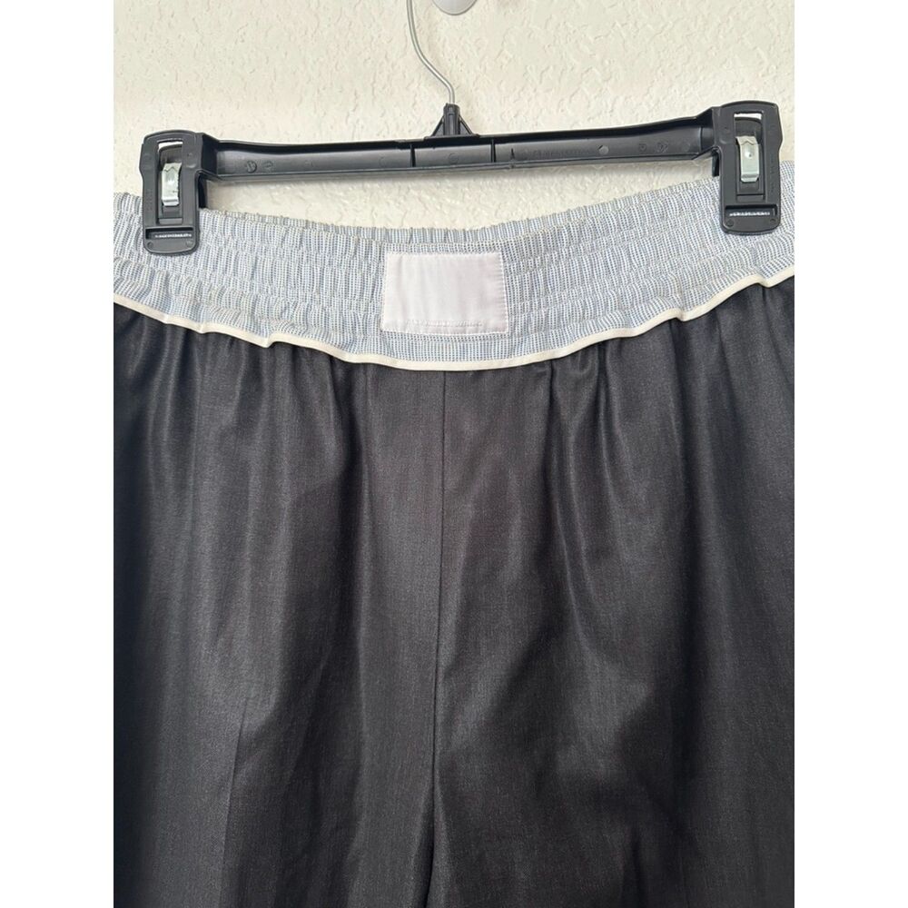 Alexander Wang Elastic Pull On Track Pants Virgin Wool Cotton Blend Size 0 - Picture 4 of 8